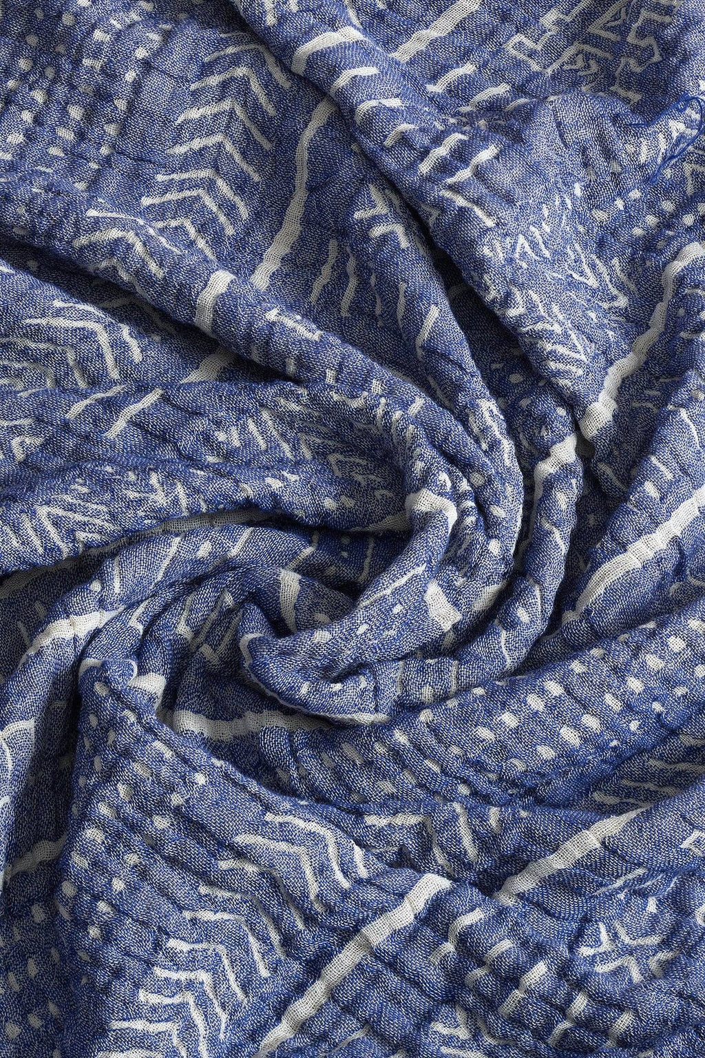 100% Organic Cotton Turkish Throw Blanket; 90" x 77" Bedspread Muslin Light Blankets for Bed or Couch | Indoor or Outdoor Cozy Hand Woven: Purple