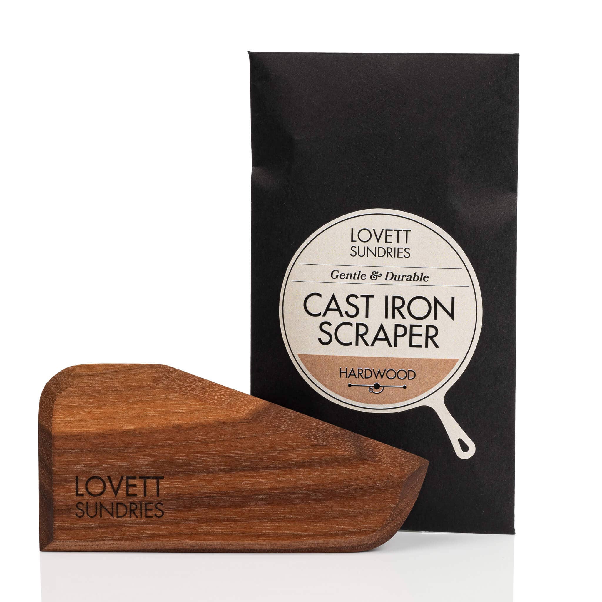 Lovett Sundries - Hardwood Cast Iron Scraper