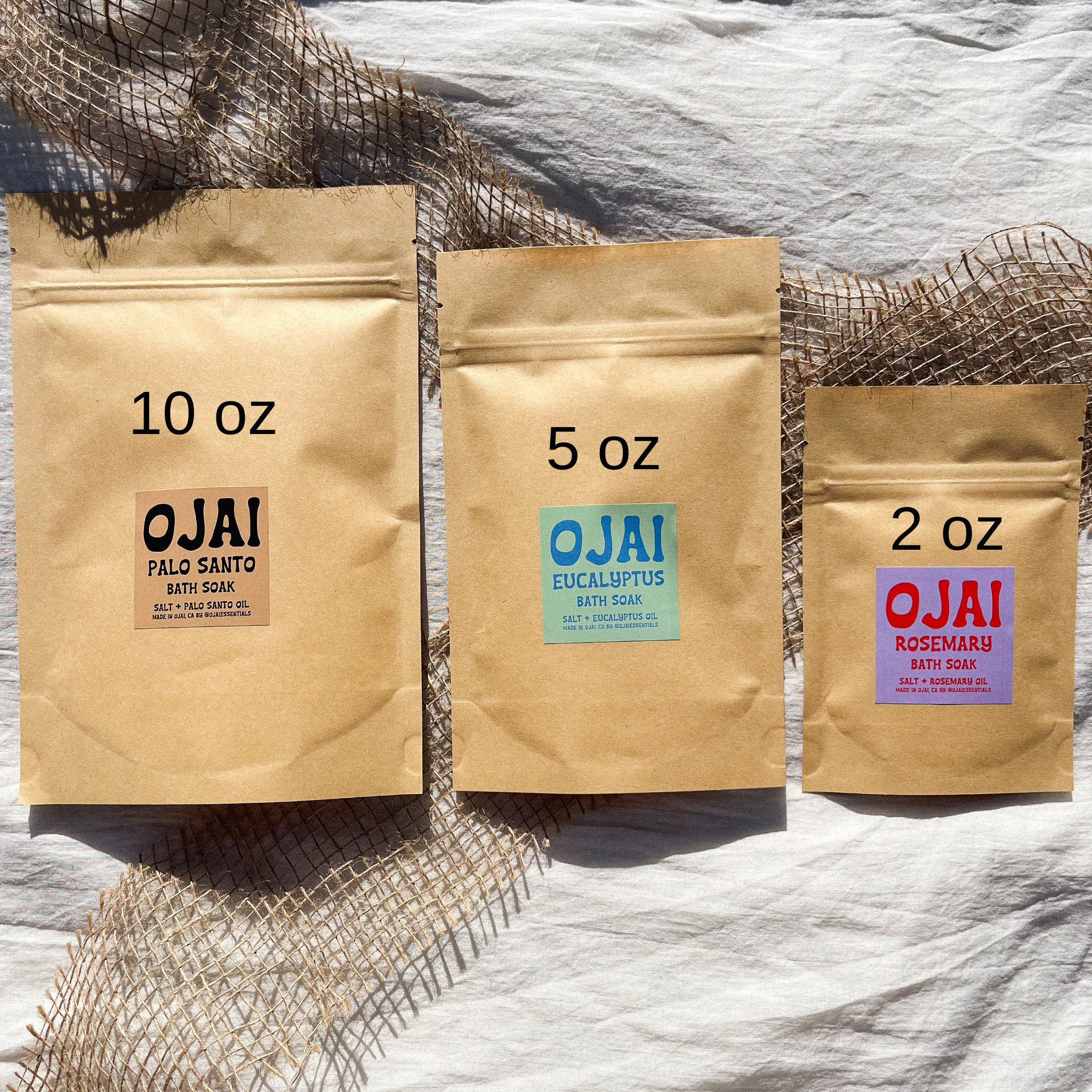 Ojai Palo Santo Bath Salts: 5 oz